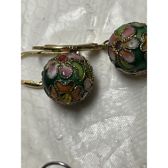 Vintage Costume Earring Lot 12 Pairs, Sterling Silver - Picture 3 of 7